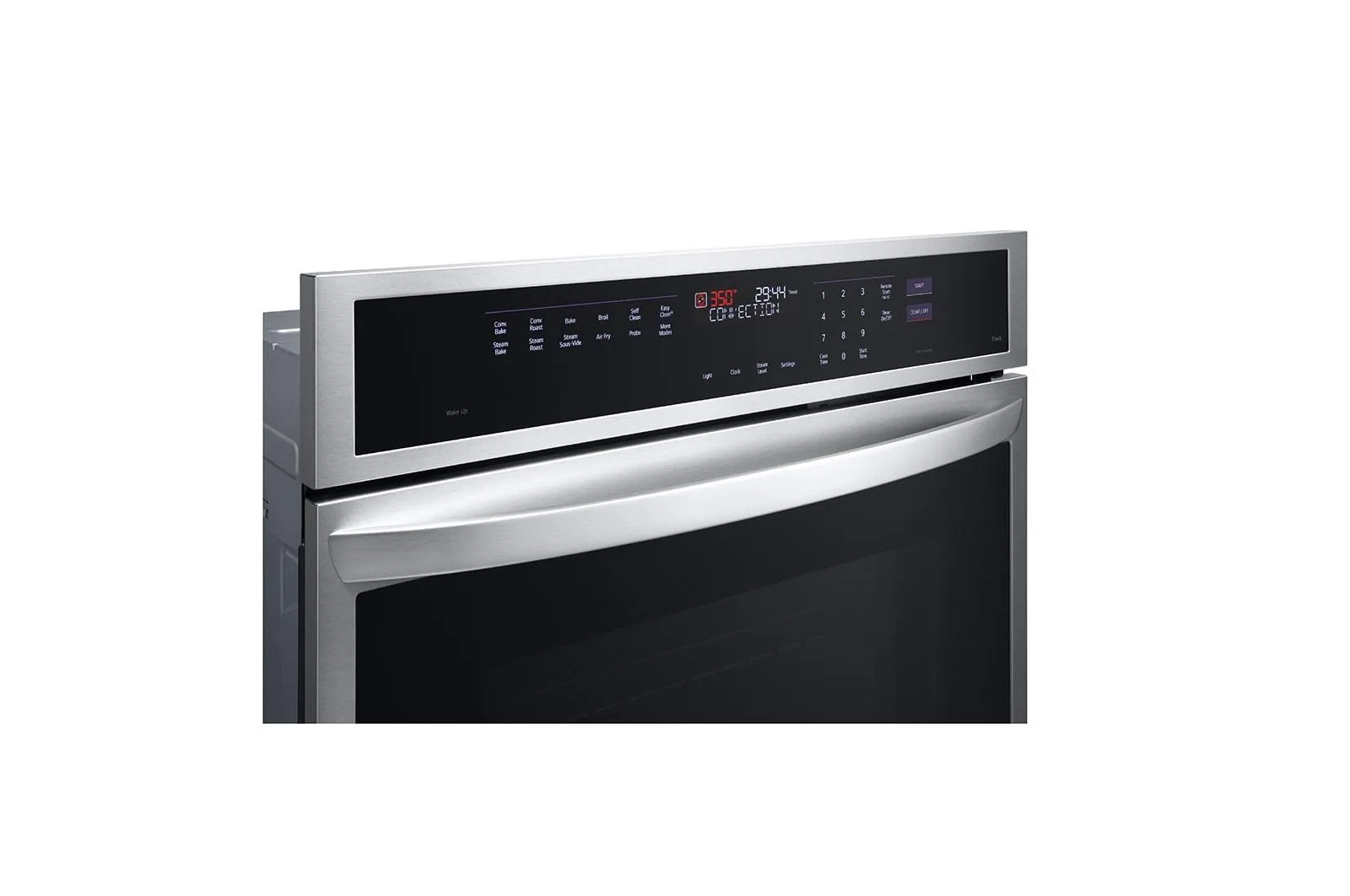 Lg WSEP4727F 4.7 Cu. Ft. Smart Wall Oven With Instaview?, True Convection, Air Fry, And Steam Sous Vide