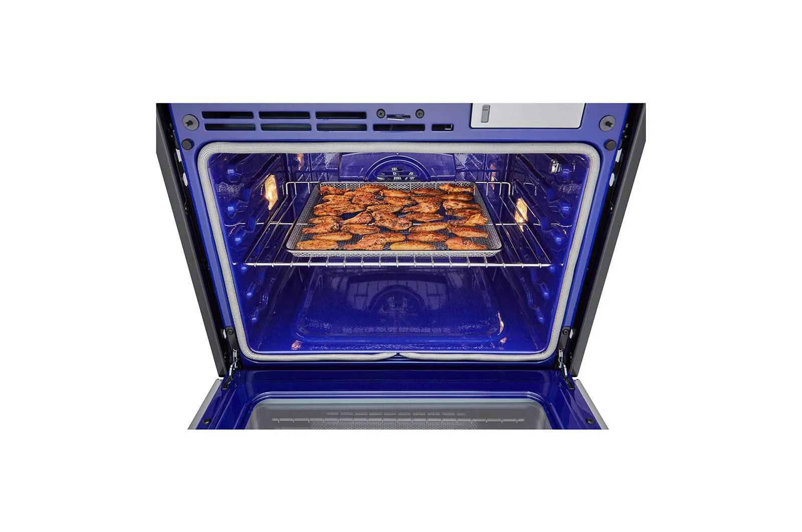 Lg WSEP4727F 4.7 Cu. Ft. Smart Wall Oven With Instaview?, True Convection, Air Fry, And Steam Sous Vide