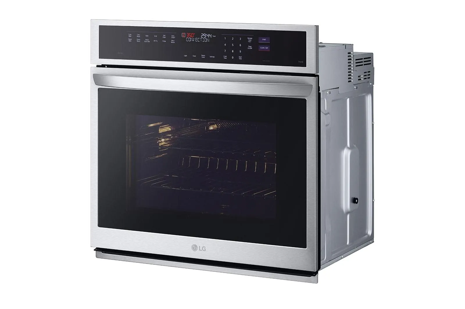 Lg WSEP4727F 4.7 Cu. Ft. Smart Wall Oven With Instaview?, True Convection, Air Fry, And Steam Sous Vide