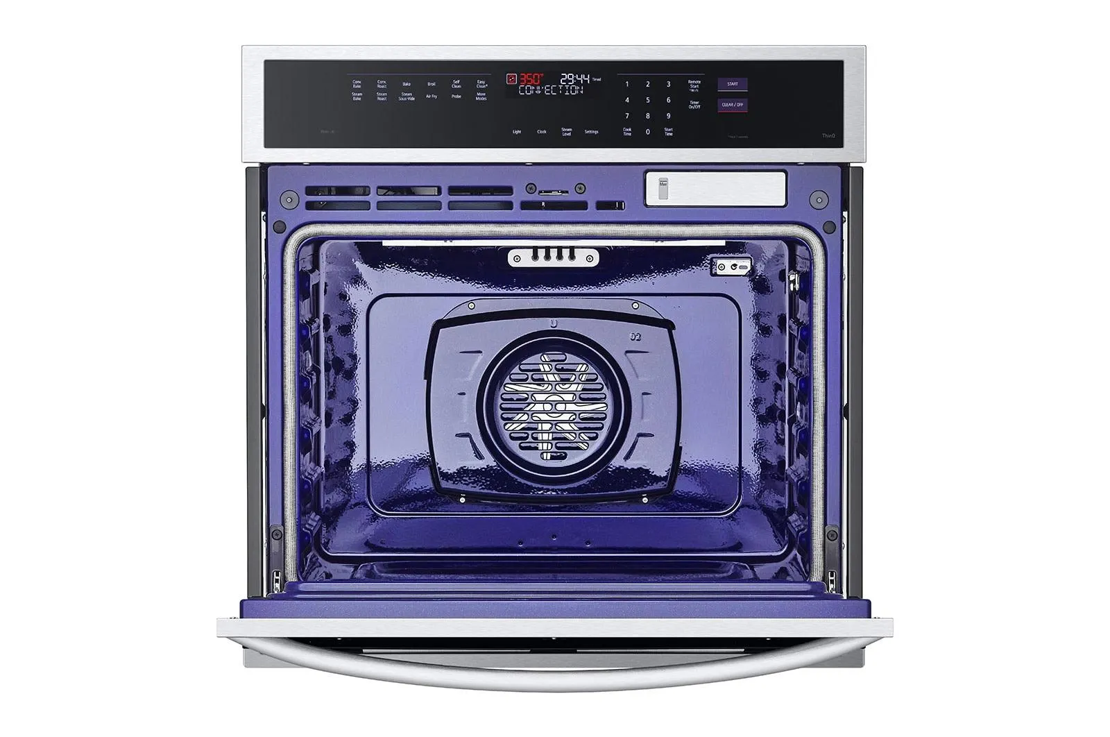 Lg WSEP4727F 4.7 Cu. Ft. Smart Wall Oven With Instaview?, True Convection, Air Fry, And Steam Sous Vide