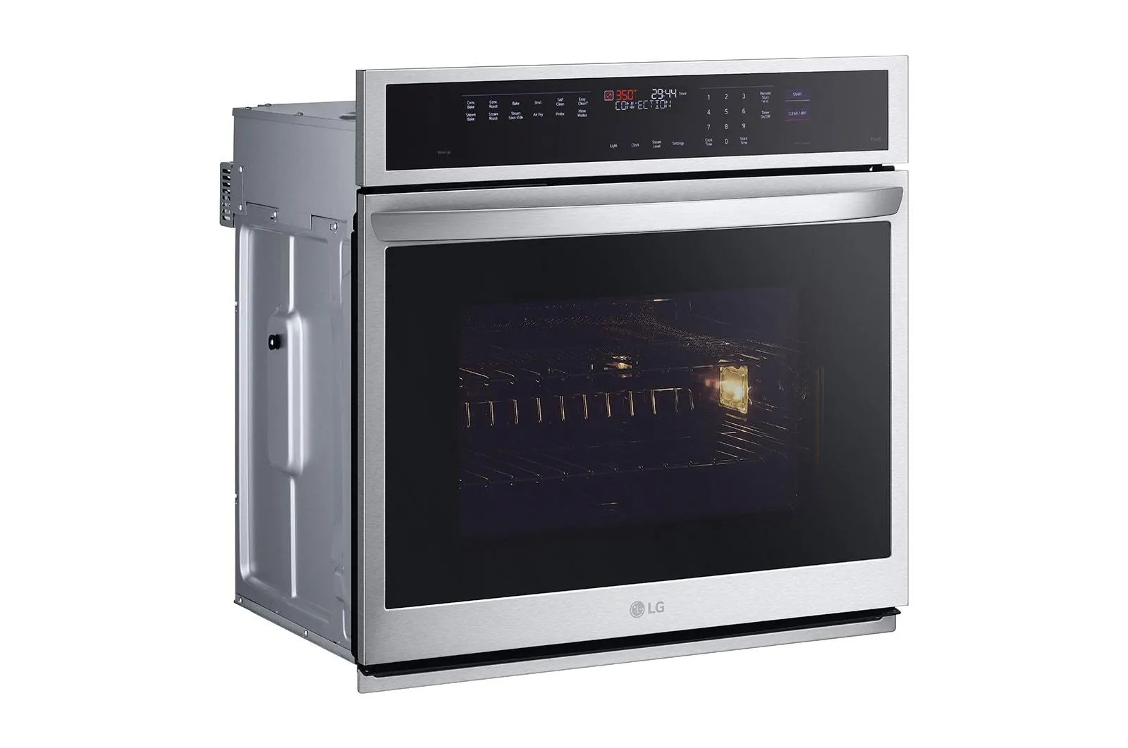Lg WSEP4727F 4.7 Cu. Ft. Smart Wall Oven With Instaview?, True Convection, Air Fry, And Steam Sous Vide