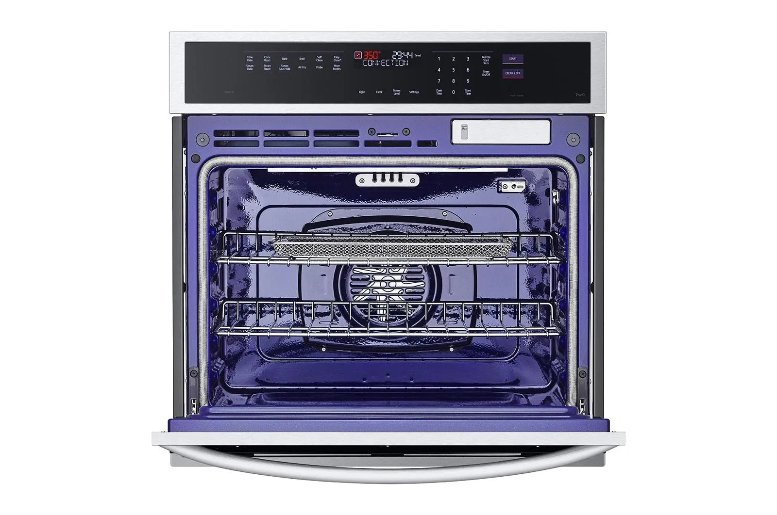 Lg WSEP4727F 4.7 Cu. Ft. Smart Wall Oven With Instaview?, True Convection, Air Fry, And Steam Sous Vide