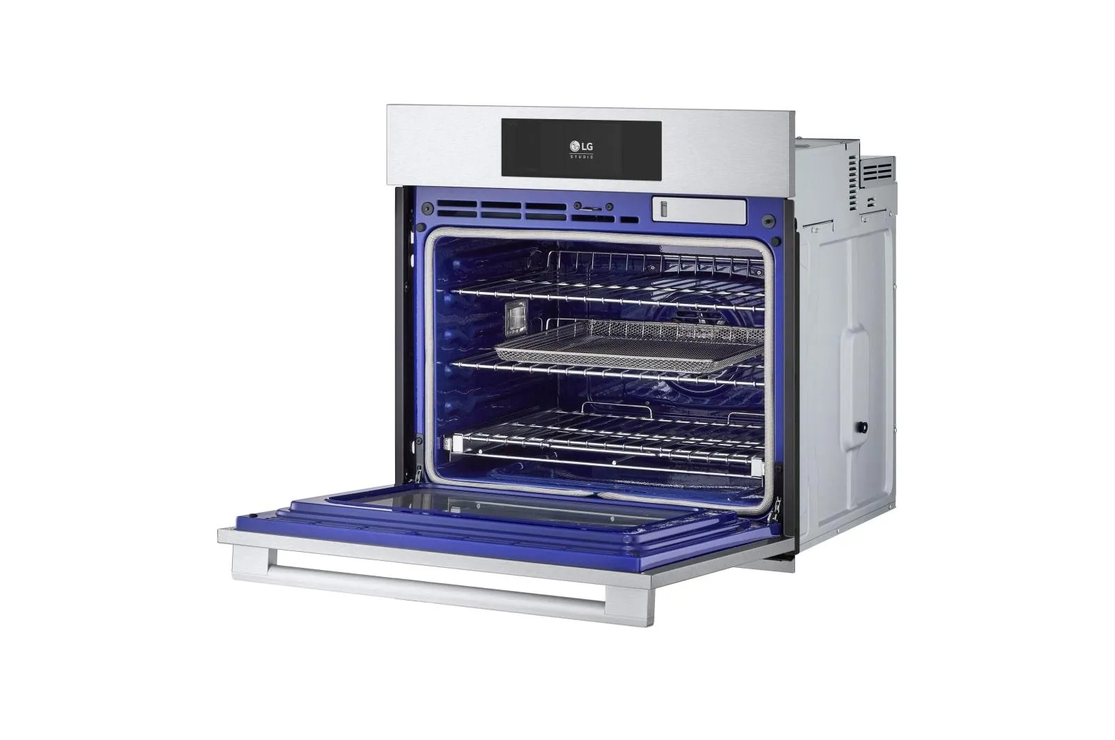 Lg WSES4728F Lg Studio 4.7 Cu. Ft. Smart Instaview? Electric Single Built-In Wall Oven With Air Fry & Steam Sous Vide