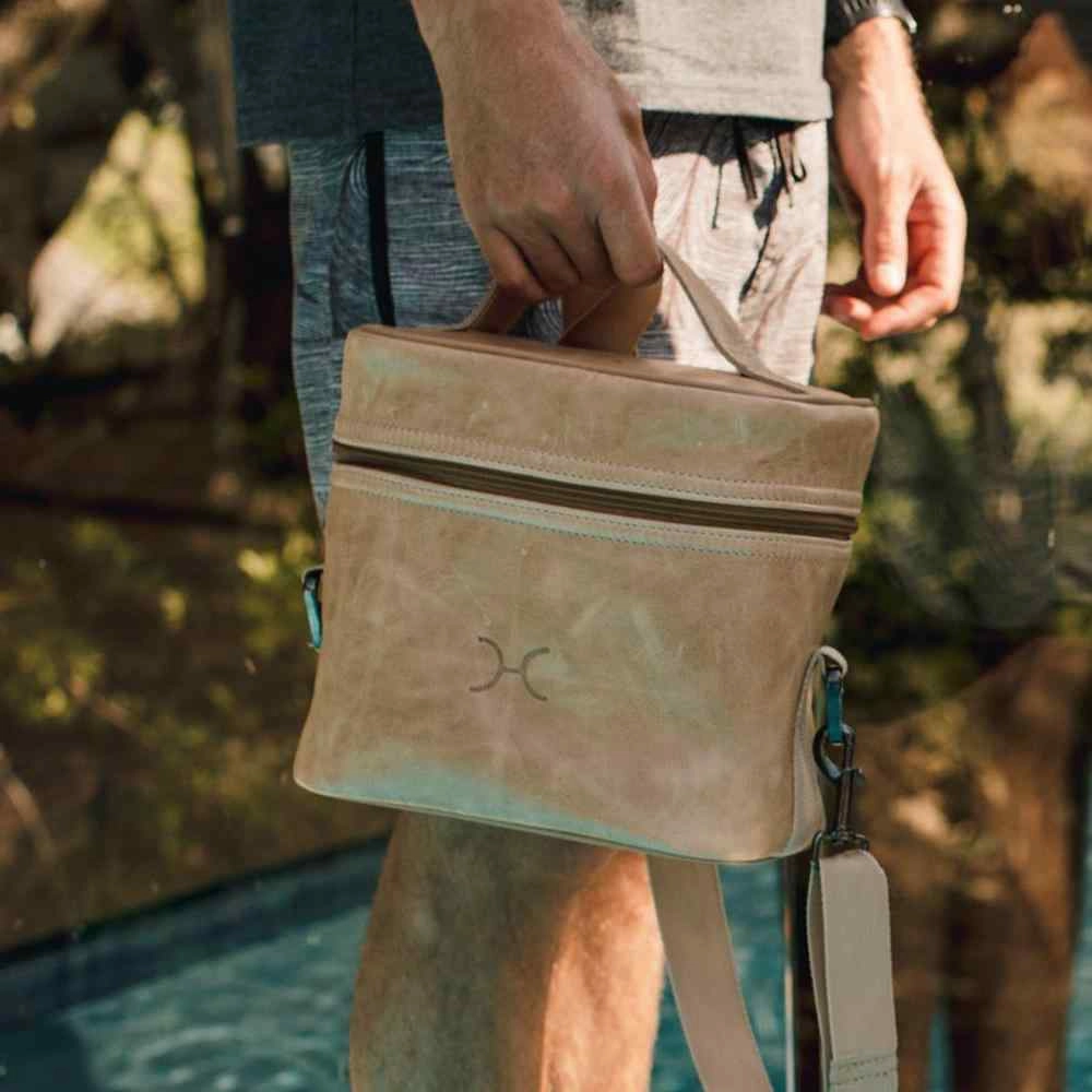 Thandana Brewski Leather Cooler Bag Dont Miss This Deal