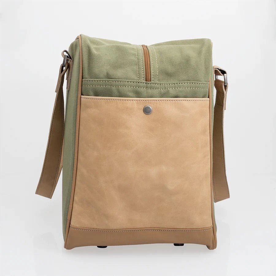 Trending Deals Today Thandana Wax Canvas Large Weekender Bag