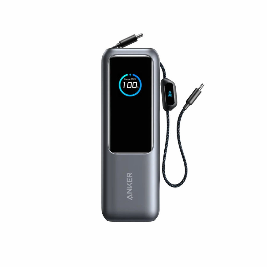 Power Bank 25000Mah With Built-In And Retractable Cable 165W - Gray Shop the Savings Now Shop the Savings