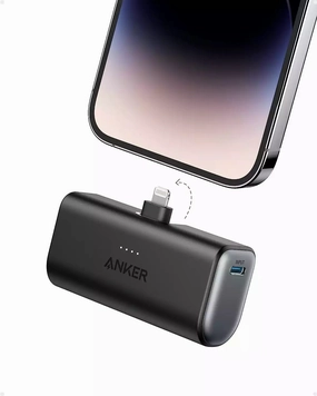Anker Nano Power Bank (12W Built-In Lightning Connector) - Black Price Slash Today