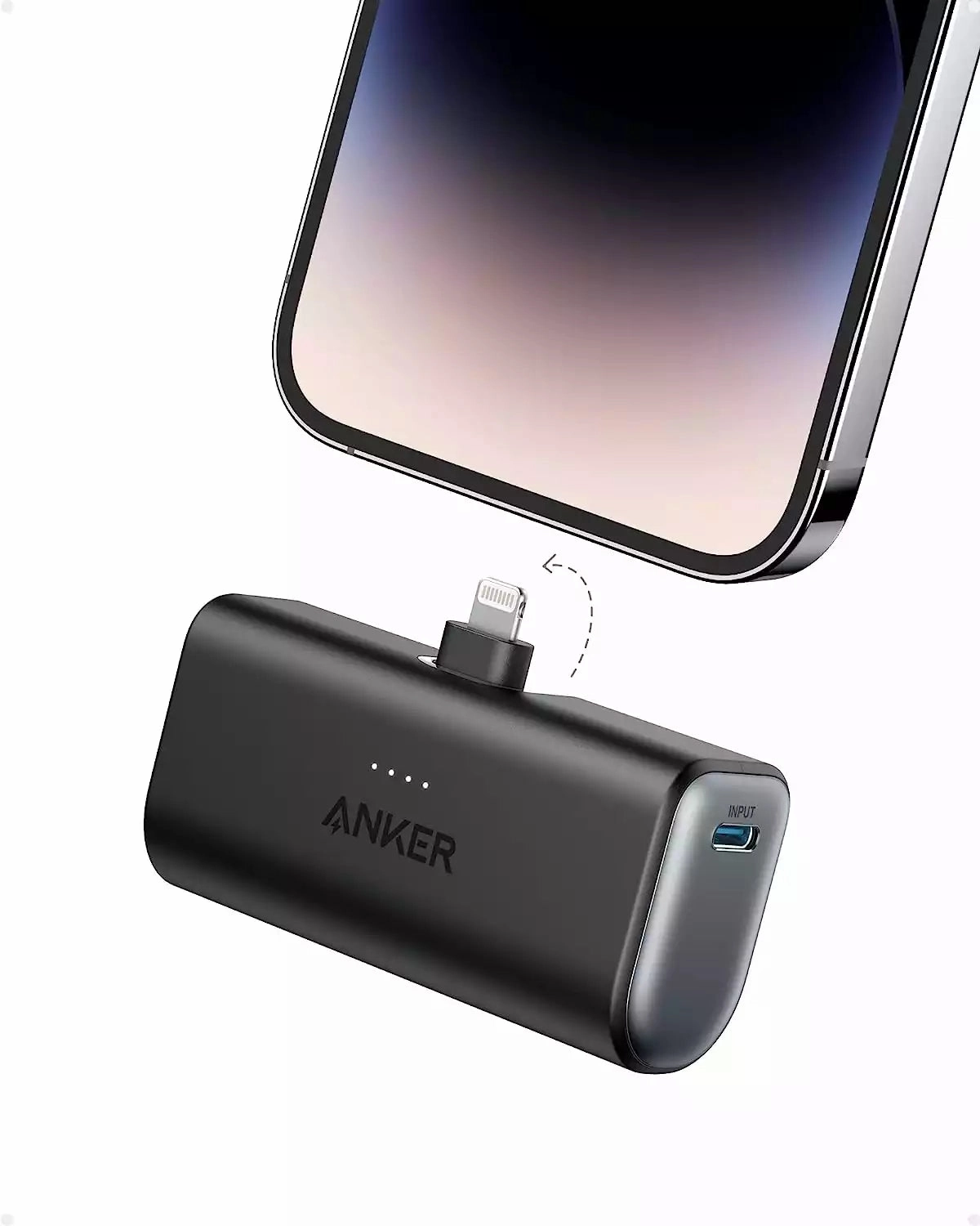 Anker Nano Power Bank (12W Built-In Lightning Connector) - Black Price Slash Today