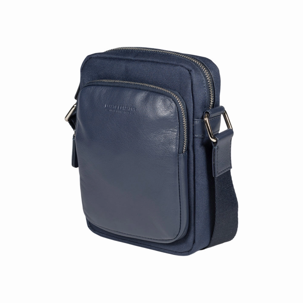 Trending Savings Now Renato Borzatta Men'S Satchel Bag Leather Blue