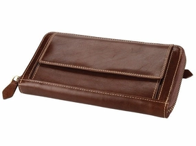 Daily Clearance Deal Adpel Dakota Leather Purse | Brown