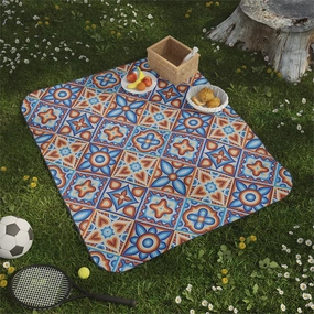 Shop Now Save Special Online Offer Picnic Blanket Mosaic Tile Pattern Lawn Picnic Blanket Beach Blanket With Strap One Size One Sized Print Gifts