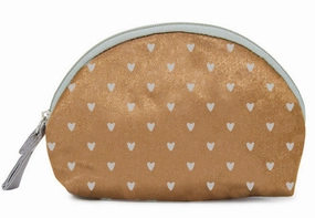Shop Smart Deals Trending Now Discount Sweet Dreams Bronze Heart Cosmetic Bag