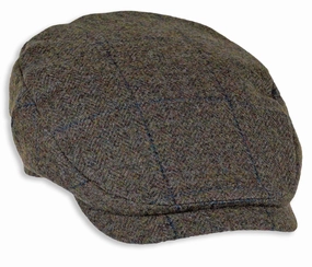 Instant Savings Inside Heather Maxwell Tweed Bond Cap | Navy Overcheck