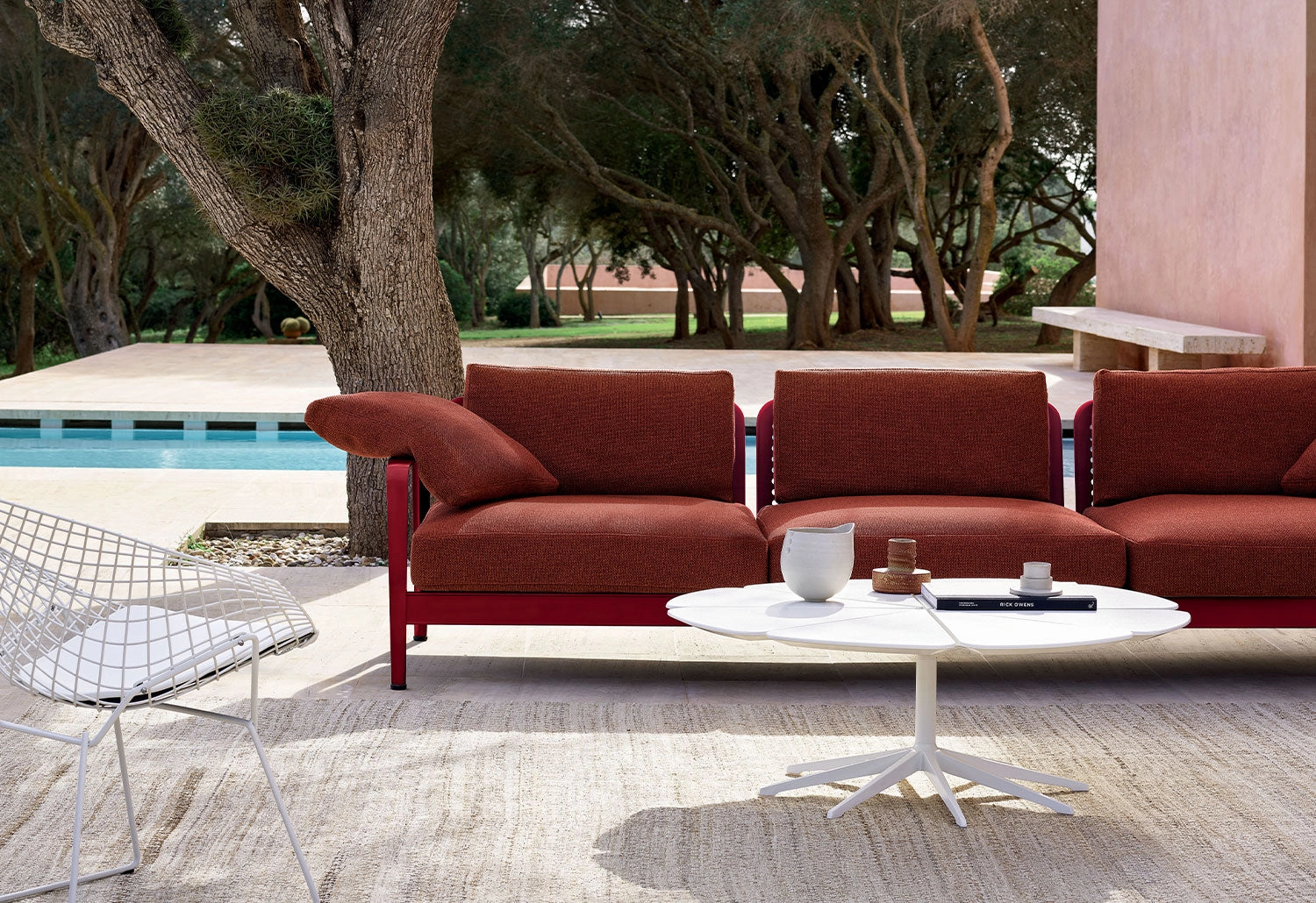 Lissoni Outdoor Sofa | Three-Seater