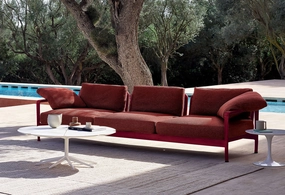 Lissoni Outdoor Sofa | Three-Seateroutdoor patio furniture set