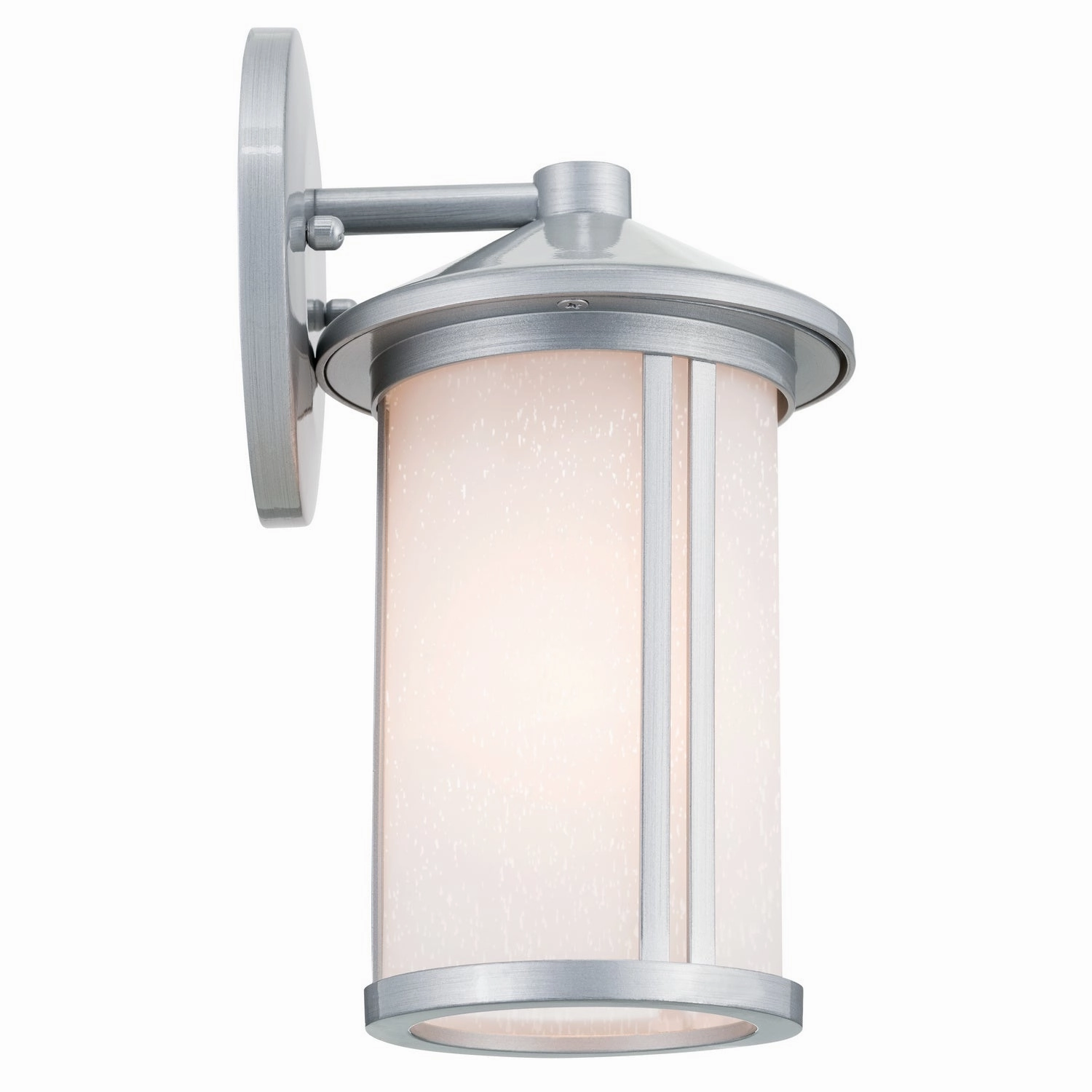 Lombard One Light Outdoor Wall Mount Brushed Aluminum