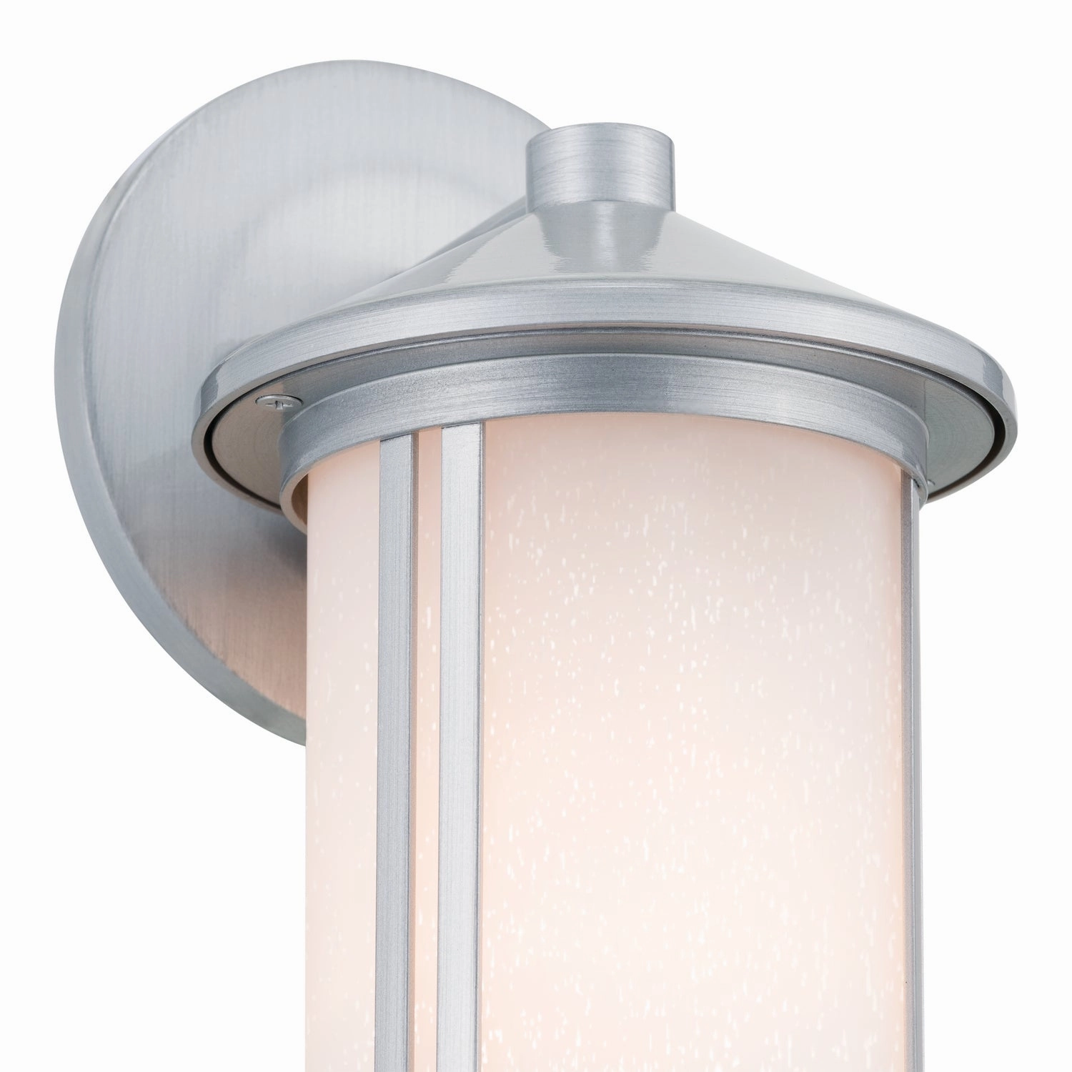 Lombard One Light Outdoor Wall Mount Brushed Aluminum
