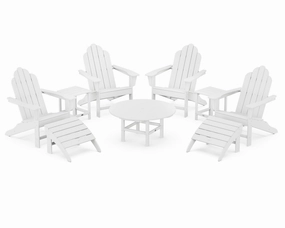 Long Island Adirondack 9-Piece Conversation Groupoutdoor patio dining furniture set
