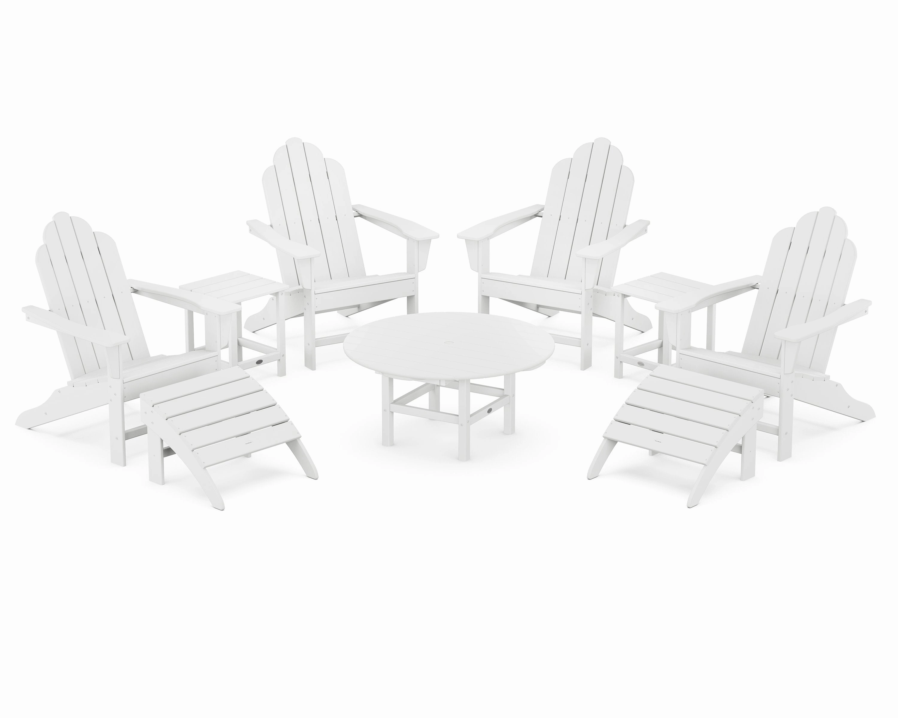 Long Island Adirondack 9-Piece Conversation Groupoutdoor patio dining furniture set