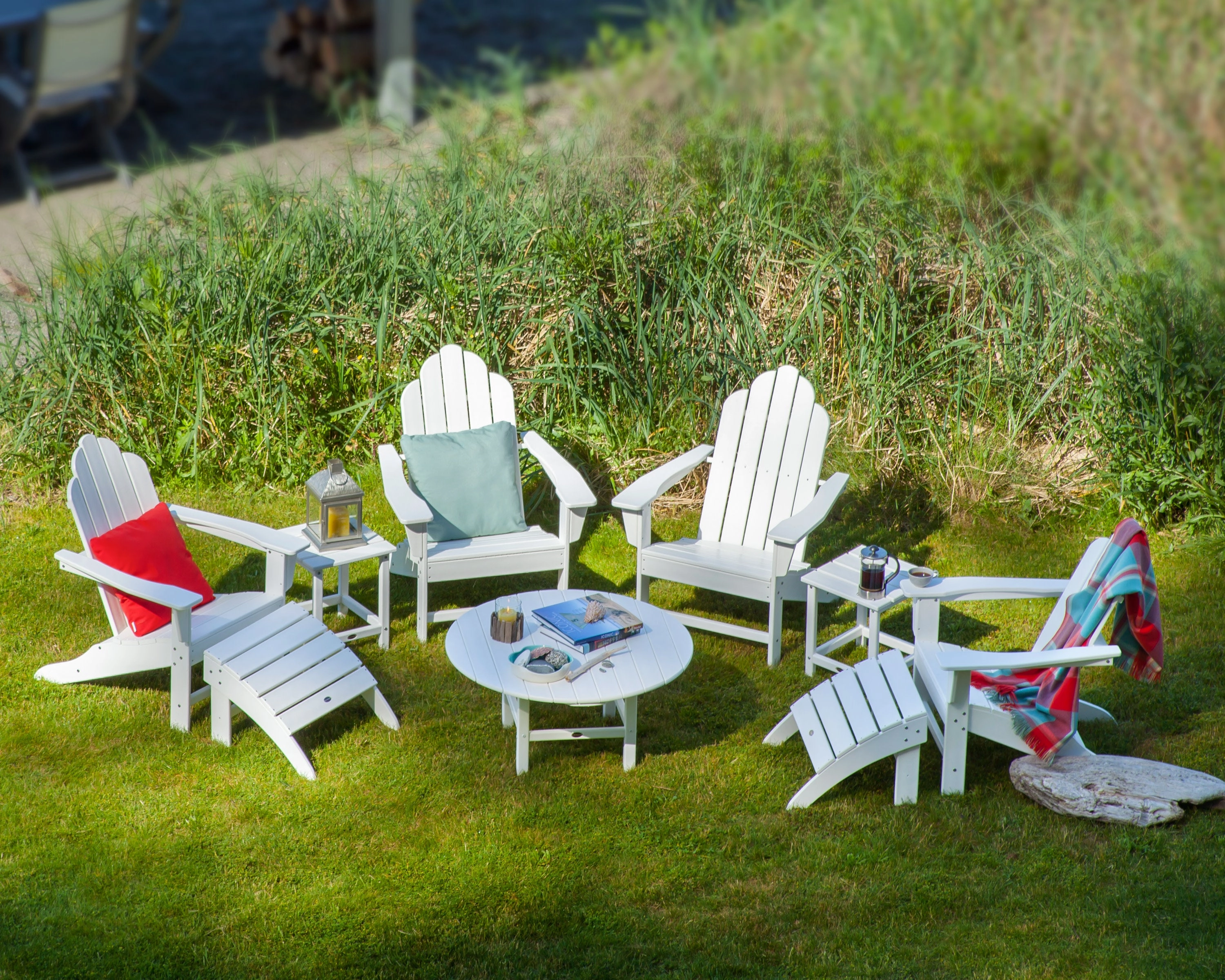 Long Island Adirondack 9-Piece Conversation Group
