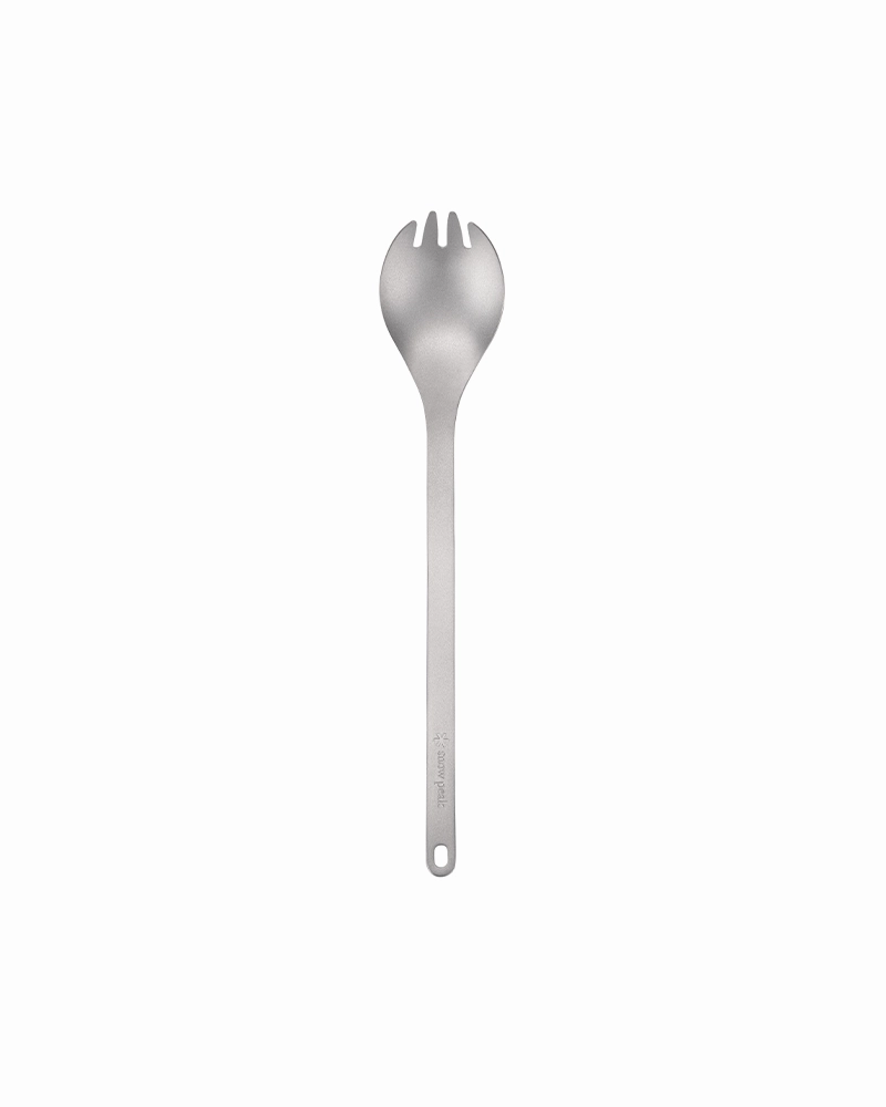Long Titanium Spork essential outdoor cooking accessories kit