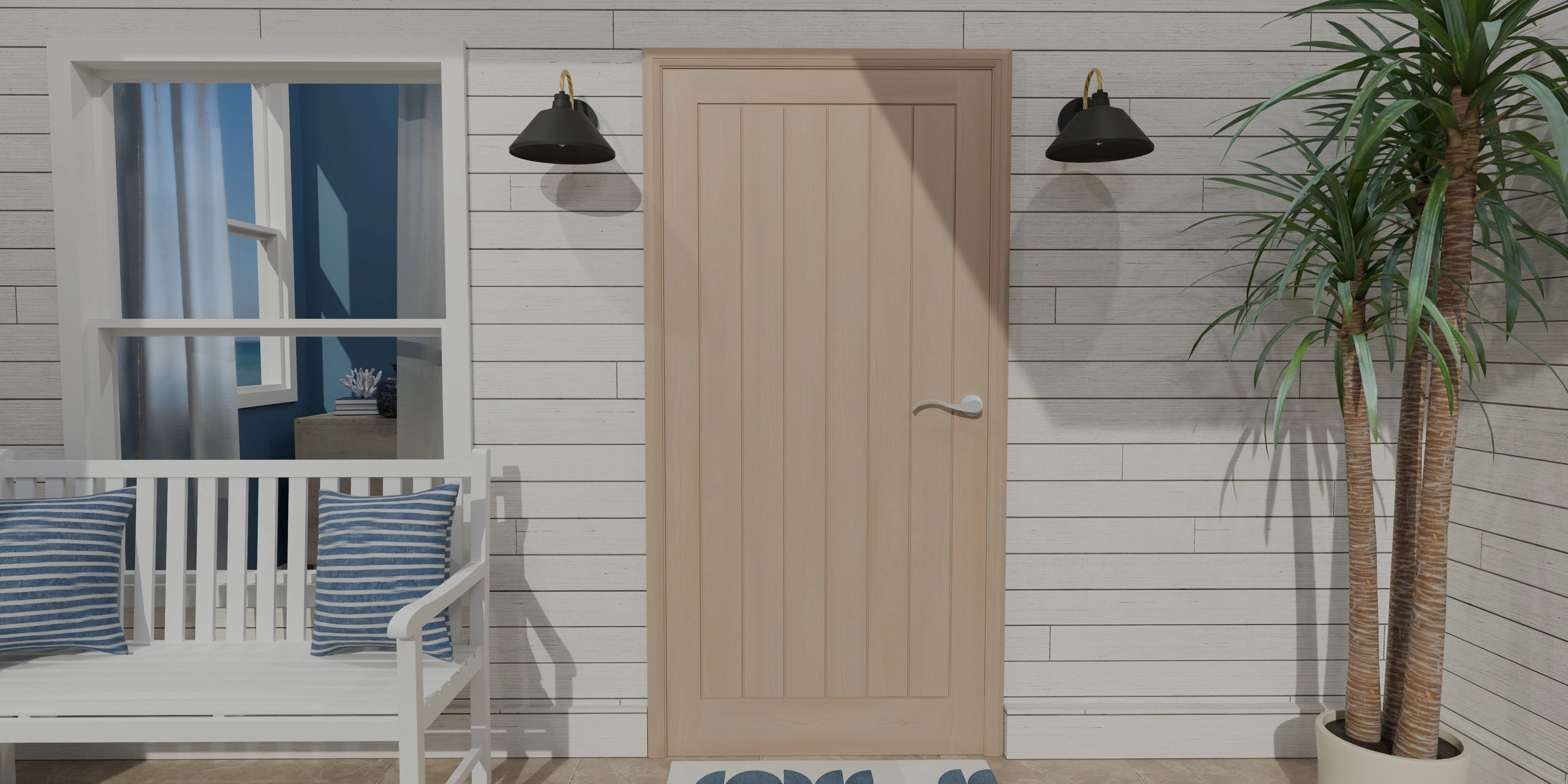 Longshore One Light Outdoor Lantern Matte Black