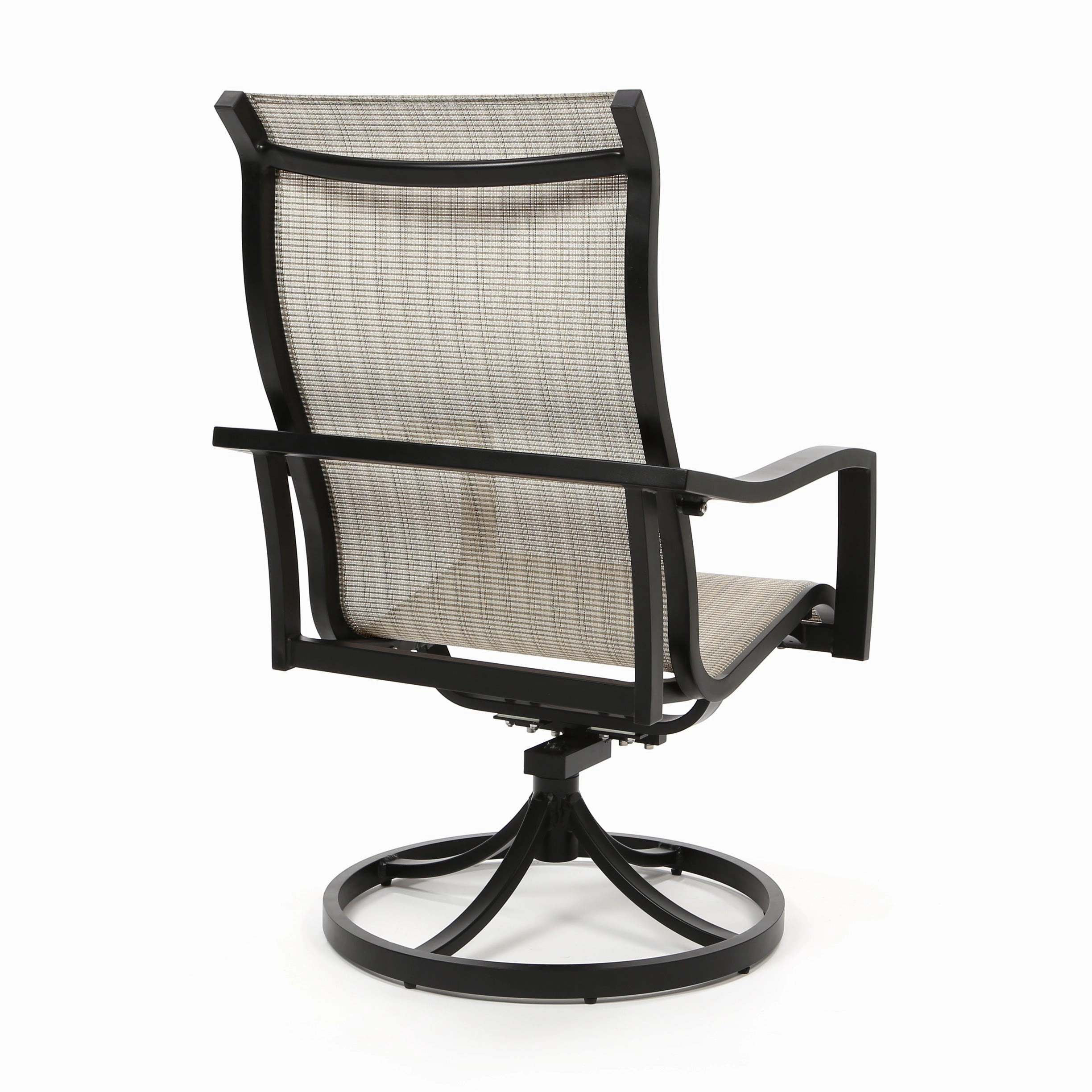 Luca Sling Swivel Rocker Dining Chair