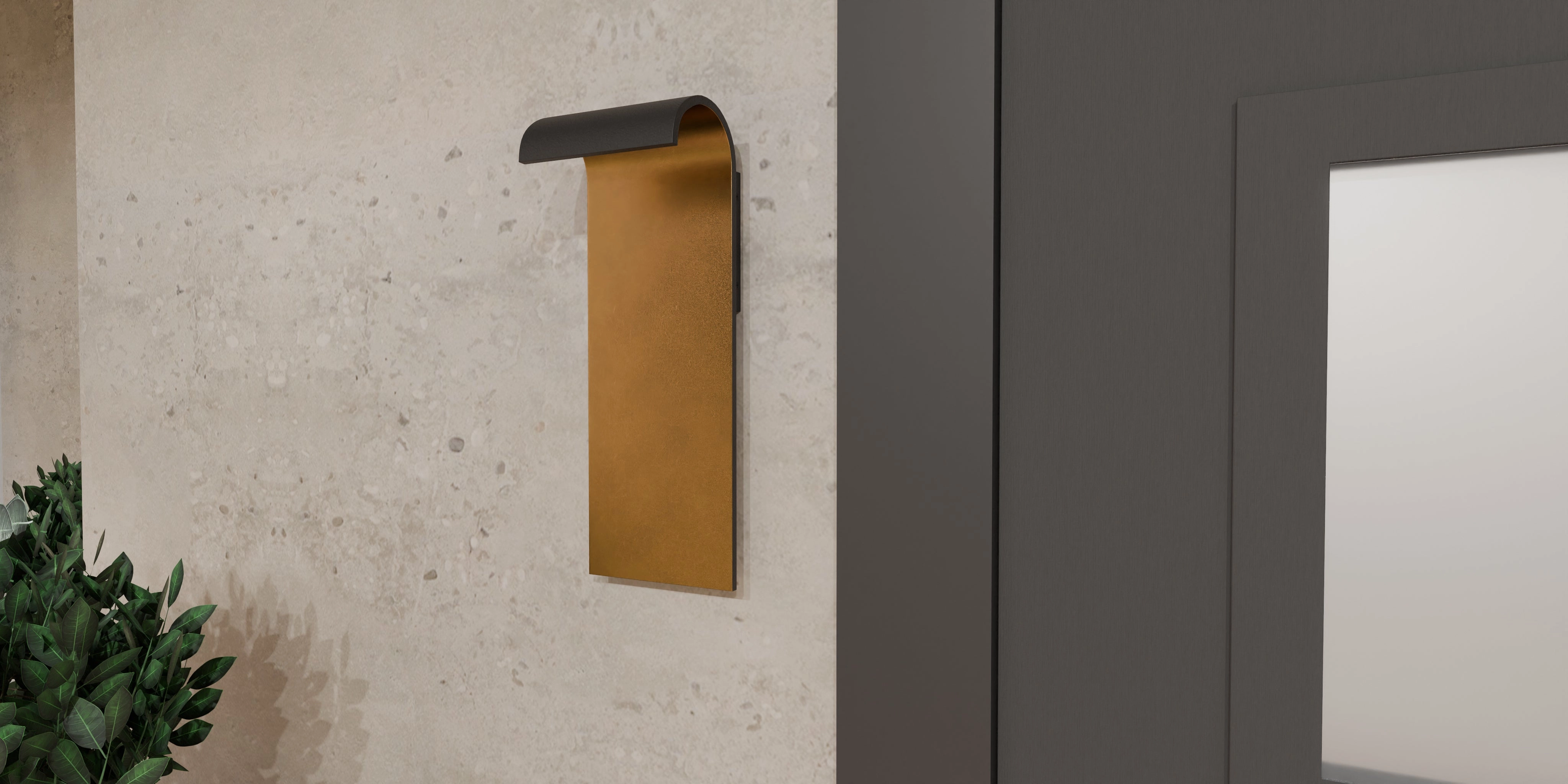 Lunar LED Outdoor Wall Mount Matte Black