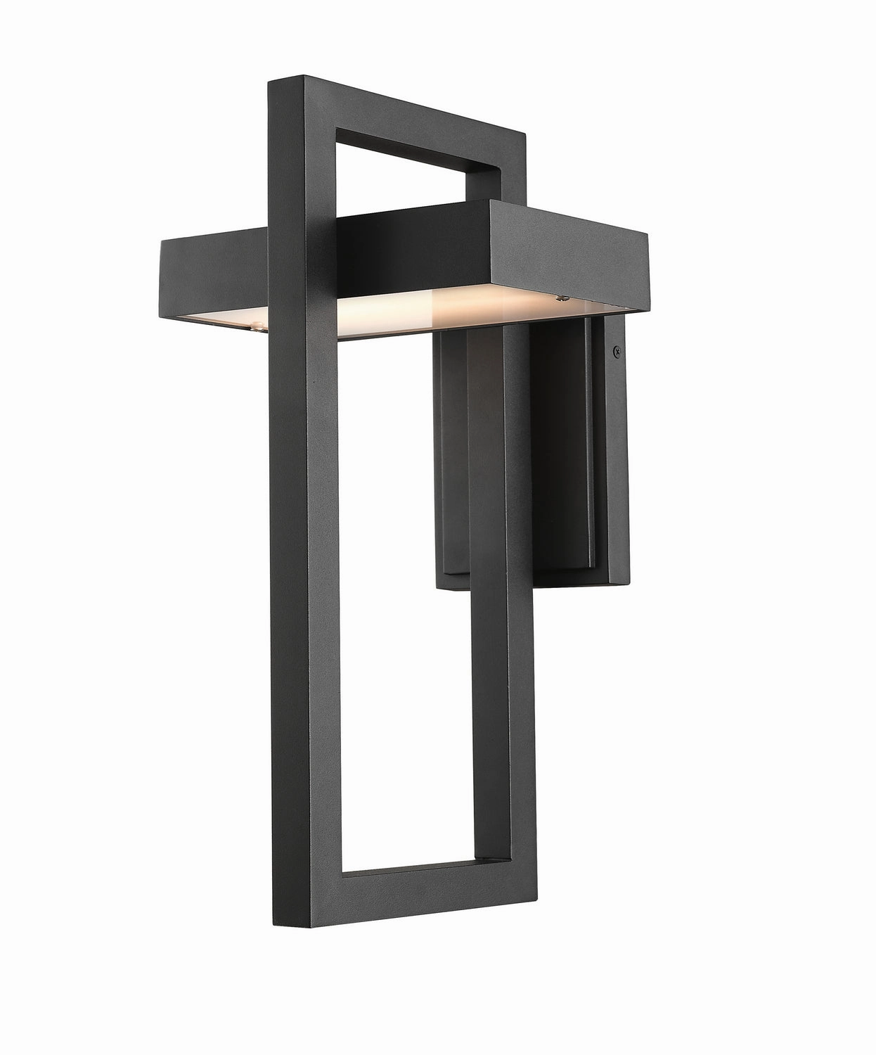 Luttrel LED Outdoor Wall Mount BlackOutdoor wall sconces with motion sensor