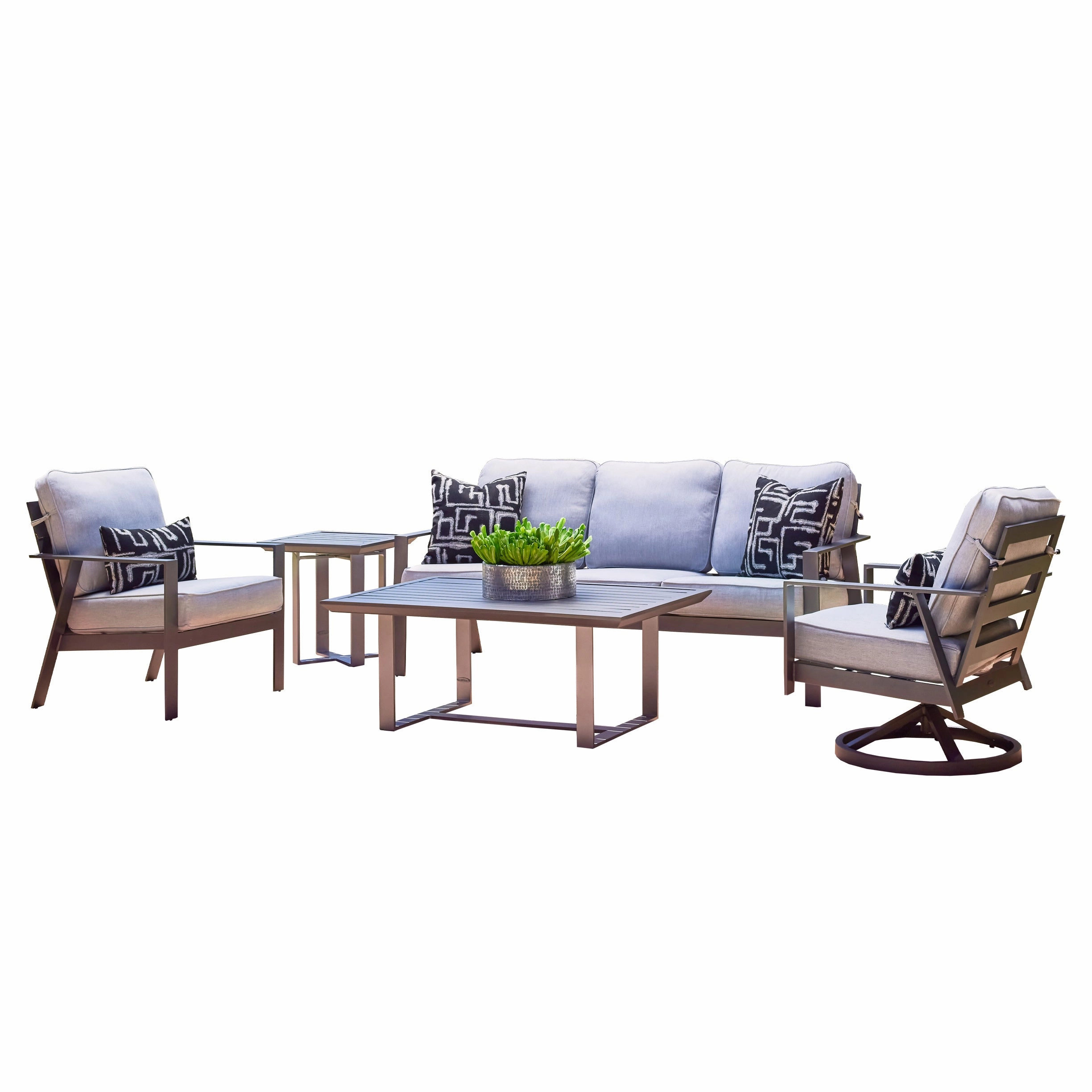 Luxe 5 PC Sofa Setaluminum alloy outdoor sofa set