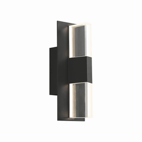 Lyft LED Outdoor Wall Lantern BlackOutdoor wall sconces with motion sensor