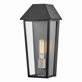 Maclin LED Outdoor Wall Mount BlackOutdoor wall sconces with motion sensor