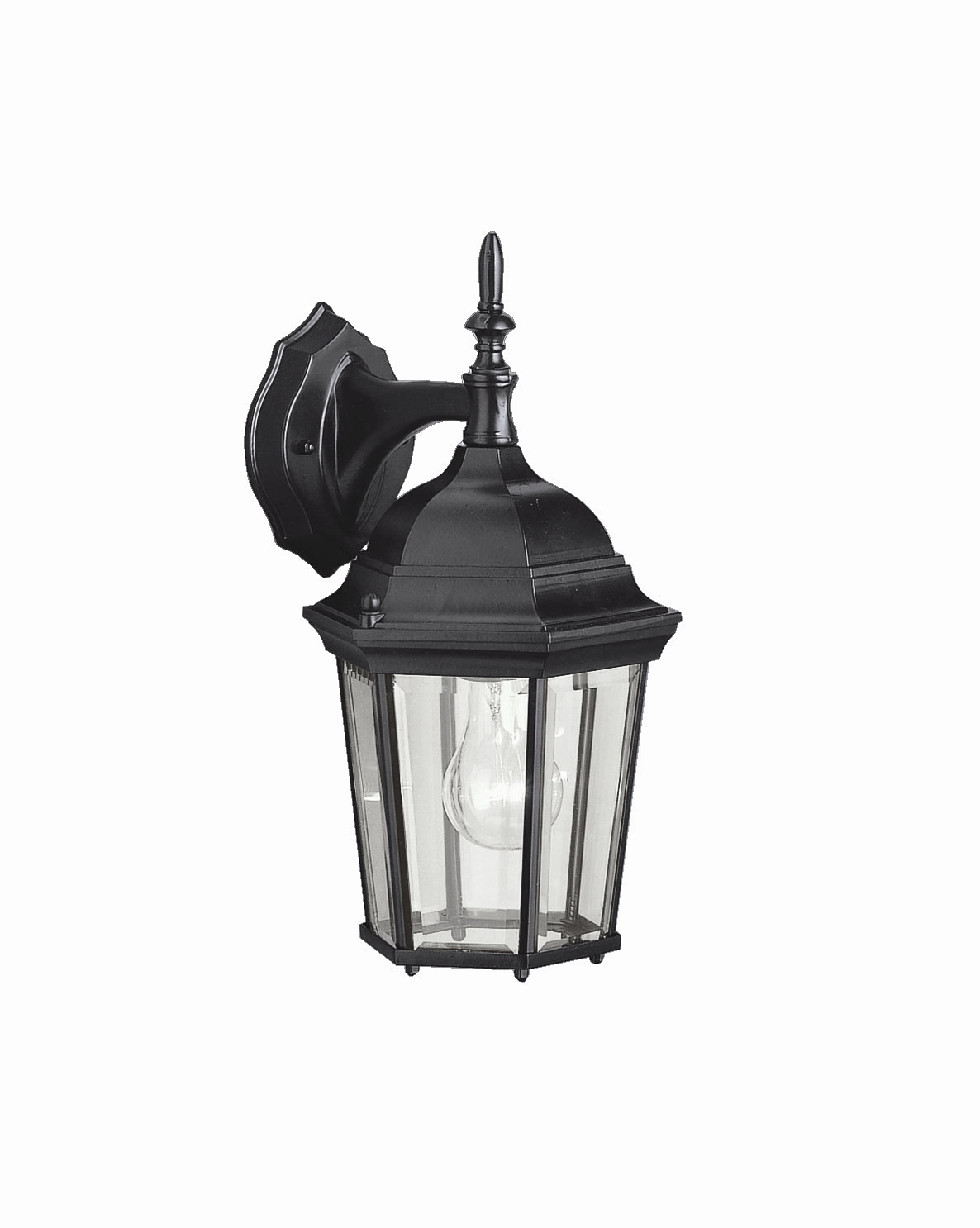 Madison One Light Outdoor Wall Mount BlackOutdoor wall sconces with motion sensor