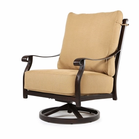 Madrid High Back Swivel Rocker Lounge Chaircast aluminum patio dining set