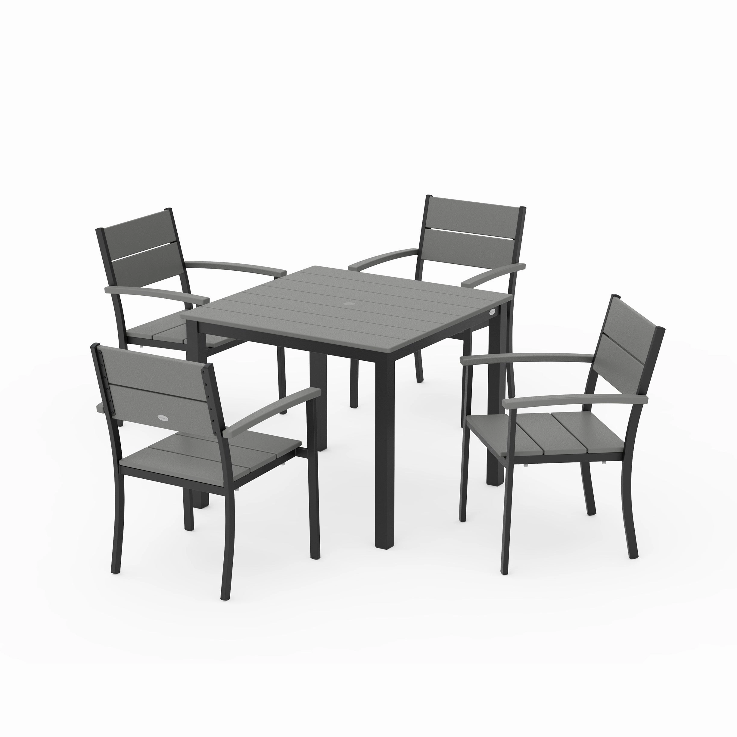 Main Street 5 Piece Dining SetHDPE eco-friendly polywood furniture set