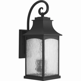 Maison Three Light Large Wall Lantern BlackOutdoor wall sconces with motion sensor