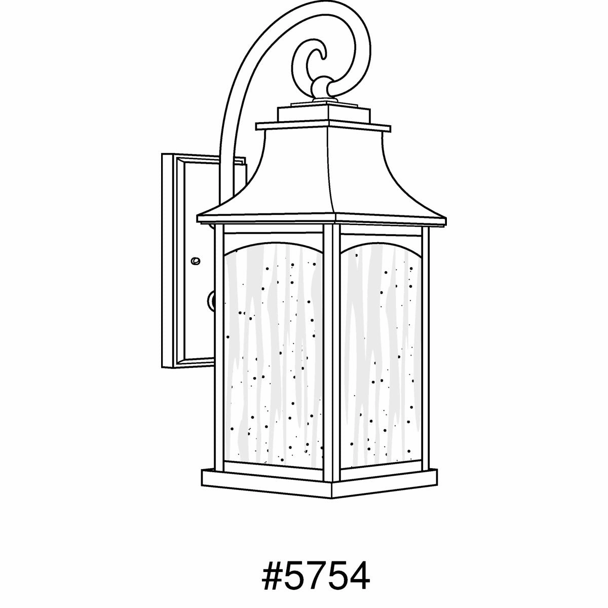 Maison Two Light Wall Lantern Black