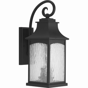 Maison Two Light Wall Lantern BlackOutdoor wall sconces with motion sensor