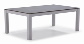 Malibu Outdoor Sintered Stone Top Coffee Table - White, Greyoutdoor patio furniture set