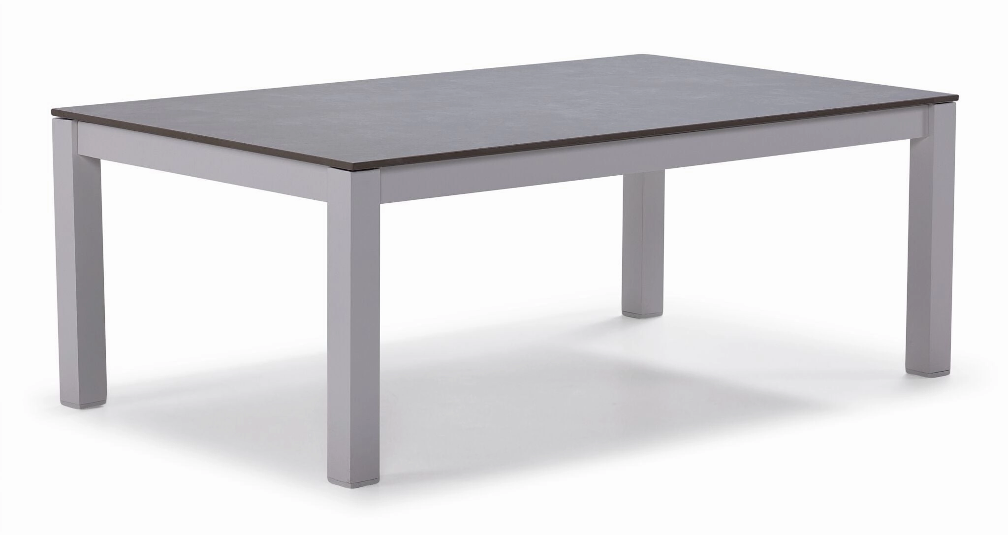 Malibu Outdoor Sintered Stone Top Coffee Table - White, Greyoutdoor patio furniture set