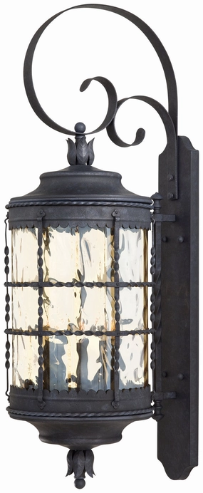 Mallorca Five Light Wall Mount Spanish IronOutdoor wall sconces with motion sensor