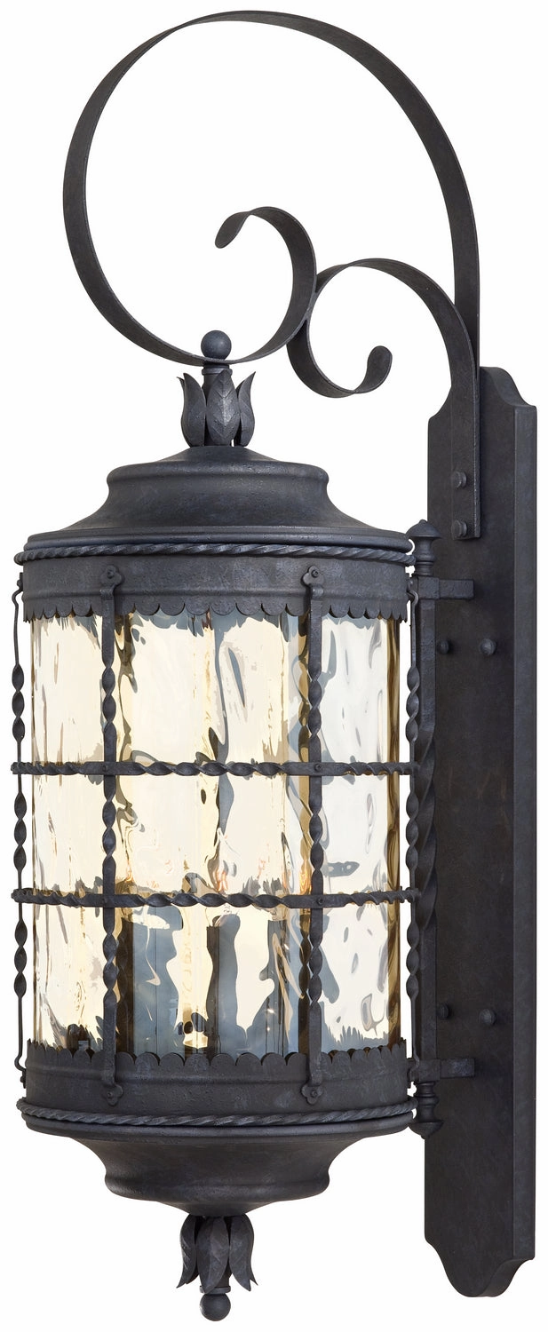 Mallorca Five Light Wall Mount Spanish IronOutdoor wall sconces with motion sensor