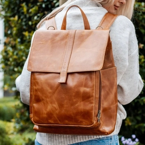 Mally Luxury Baby Backpack With Mat & Stroller Straps | Toffee Grab It Fast