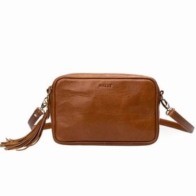 Mally Suzie Leather Sling Bag | Toffee Clearance Sale Now Limited Time Hot Deal