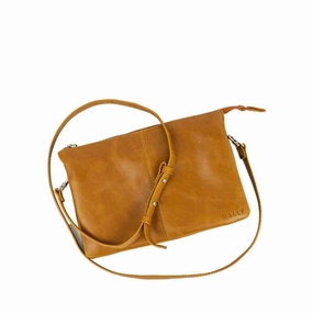 Best Seller Discount Gift Sale Event Mally Tara Leather Crossbody Bag | Toffee