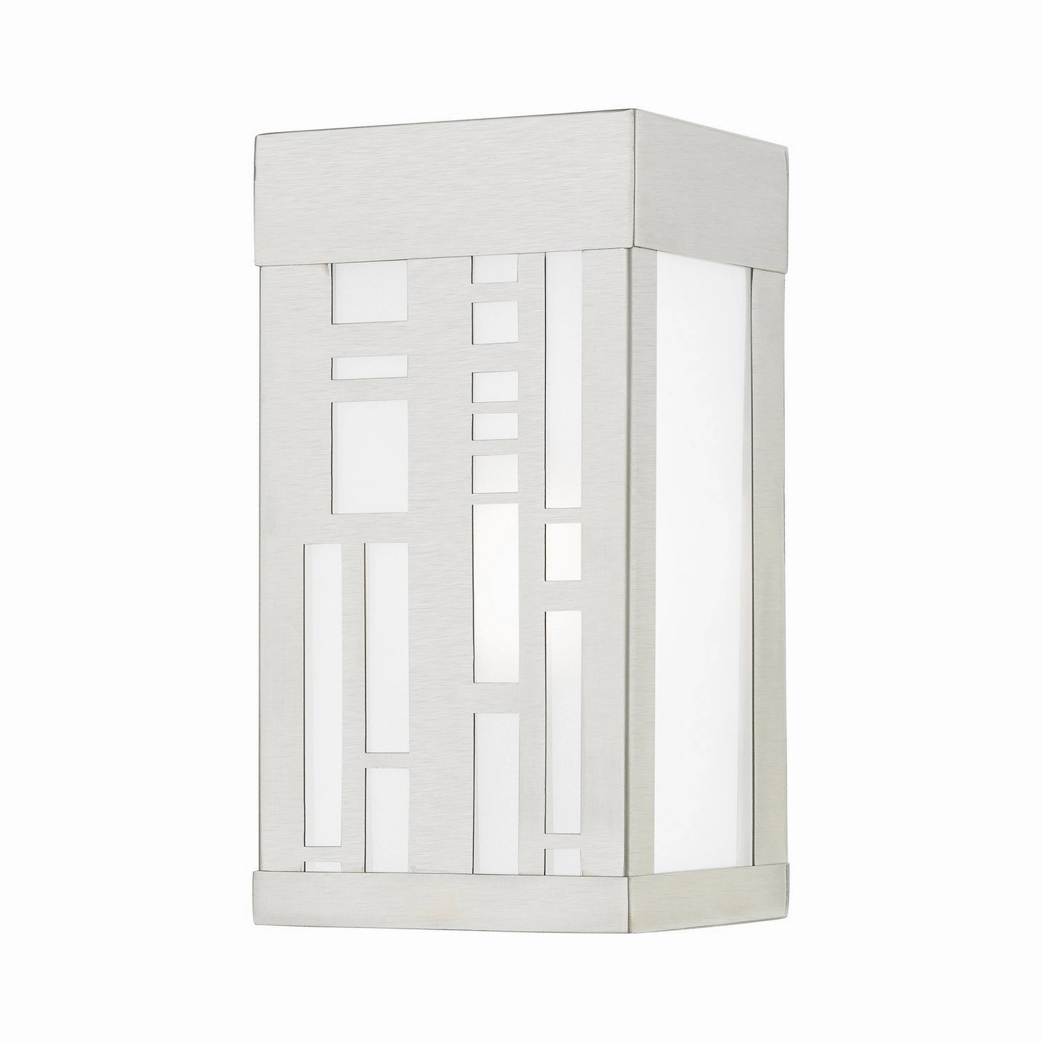 Malmo One Light Outdoor Wall Sconce Brushed NickelOutdoor wall sconces with motion sensor