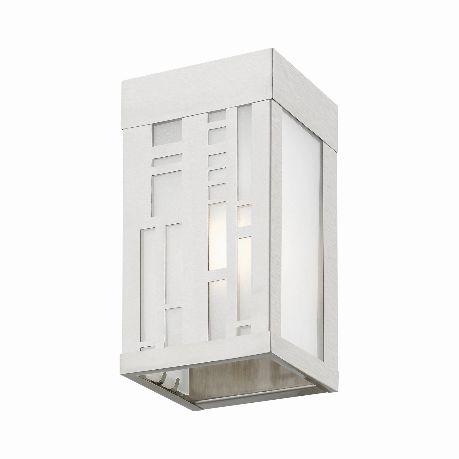 Malmo One Light Outdoor Wall Sconce Brushed Nickel