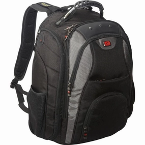 Deal Frenzy Today Weekend Sale Special Mancini Backpack For 17" Laptop Computer Black