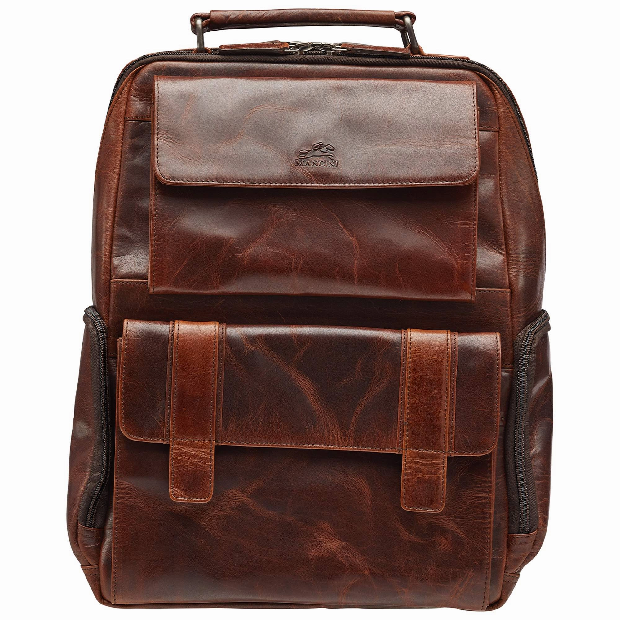 Mancini Backpack With Rfid Secure Pocket For 15.6 Laptop Big Savings Alert