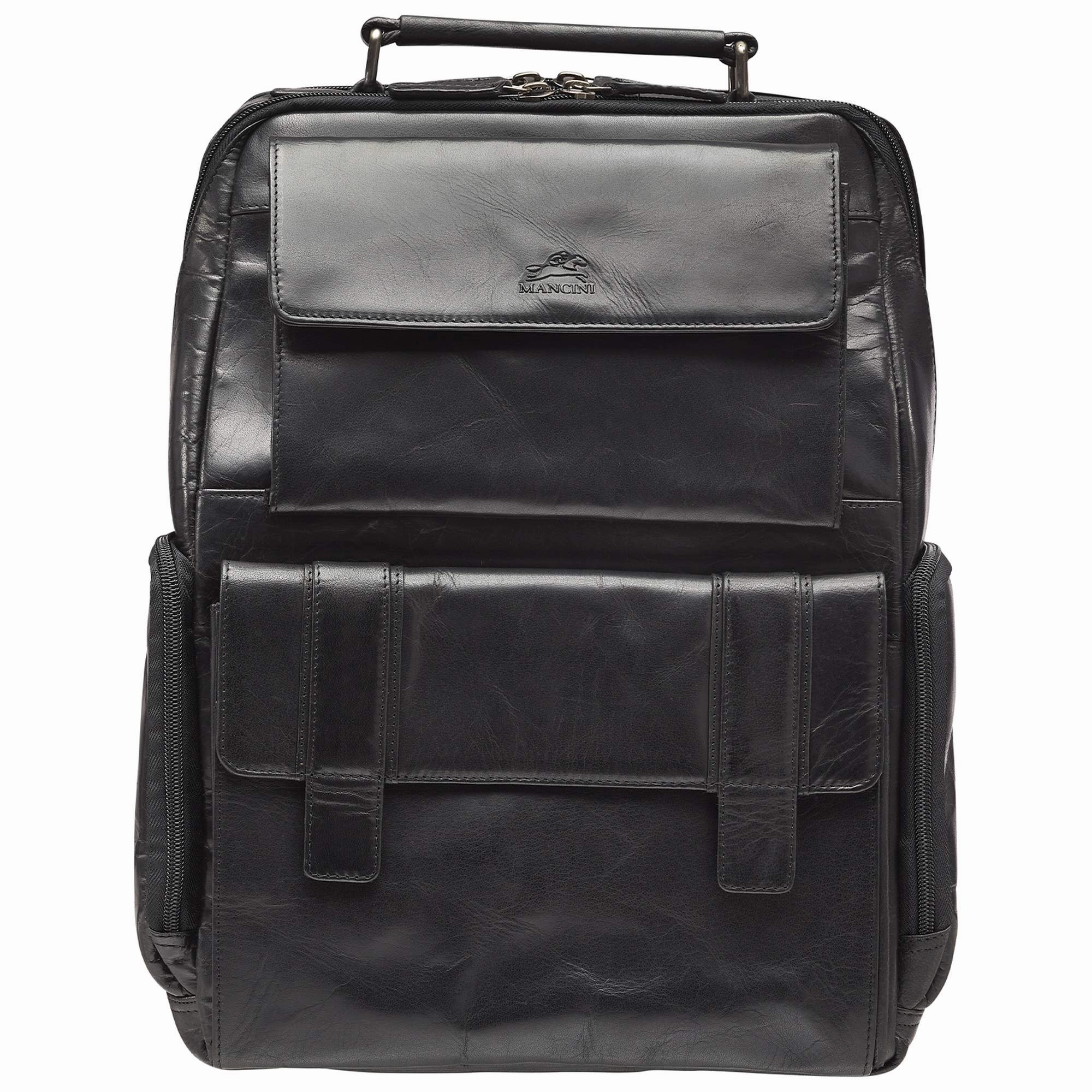Mancini Backpack With Rfid Secure Pocket For 15.6 Laptop Mega Online Discount Weekend Sale Special